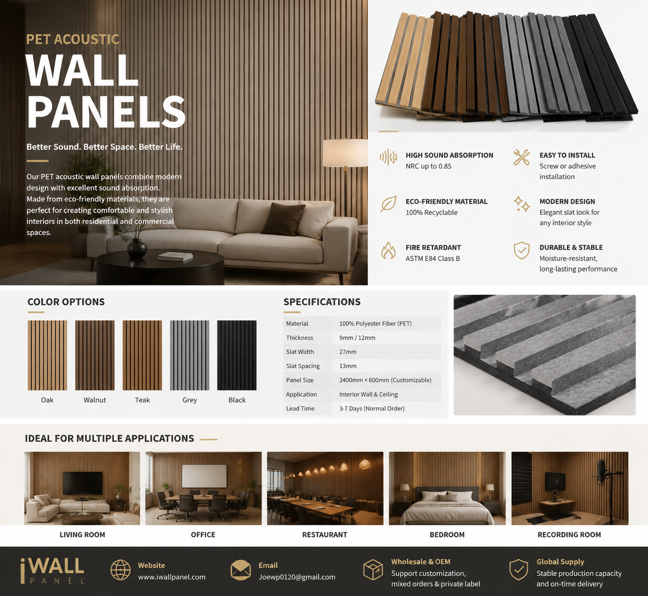Factory Direct Acoustic Panels